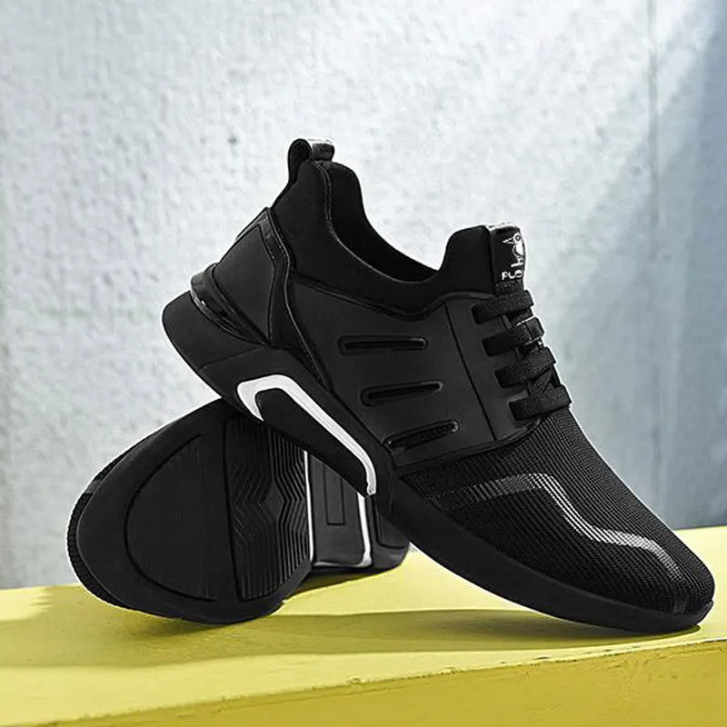 Мужские кроссовки с вулканизированной подошвой темно синие дышащие из сетчатого