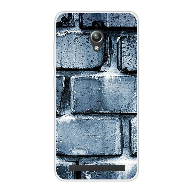 Силиконовый чехол для Asus Zenfone Go ZC500TG мягкая задняя крышка с морскими волнами