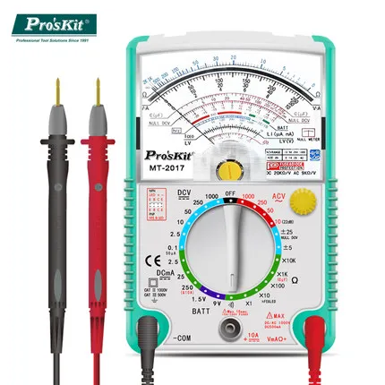 Pro'skit MT 2017N мультиметр Безопасность Стандартный Профессиональный Ом Тесты
