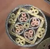 as photo 5," нож DIY хвостовик латунные мозаичные заклепки гвоздь стальная трубка 6 мм DIY винт для ручки ножа более дизайн изысканный стиль заполненная смола - Цвет: as photo