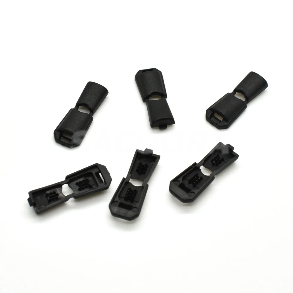 

500pcs/pack Cord Ends Zipper Pull Cord Lock Stopper For Sportswear Backpack Garment Accessories