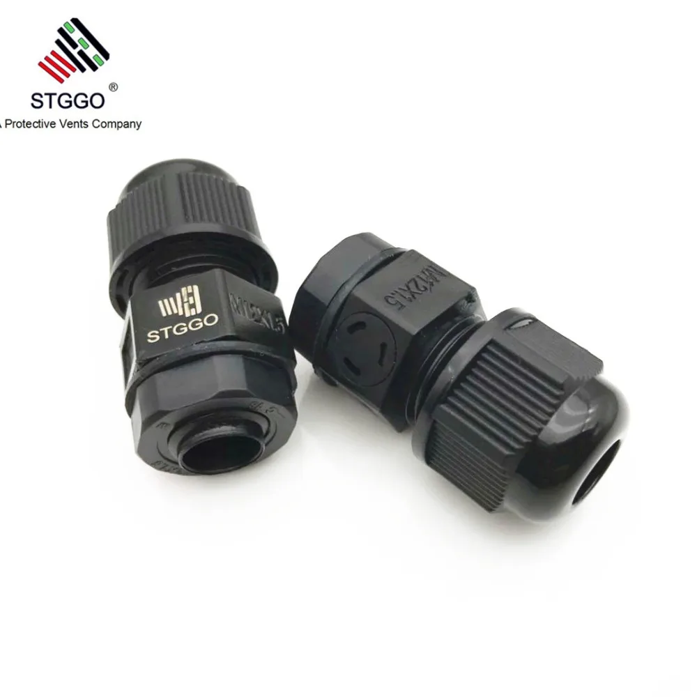 M12x1.5 вентиляционный кабельный сальник для наружного светодиодного освещения или