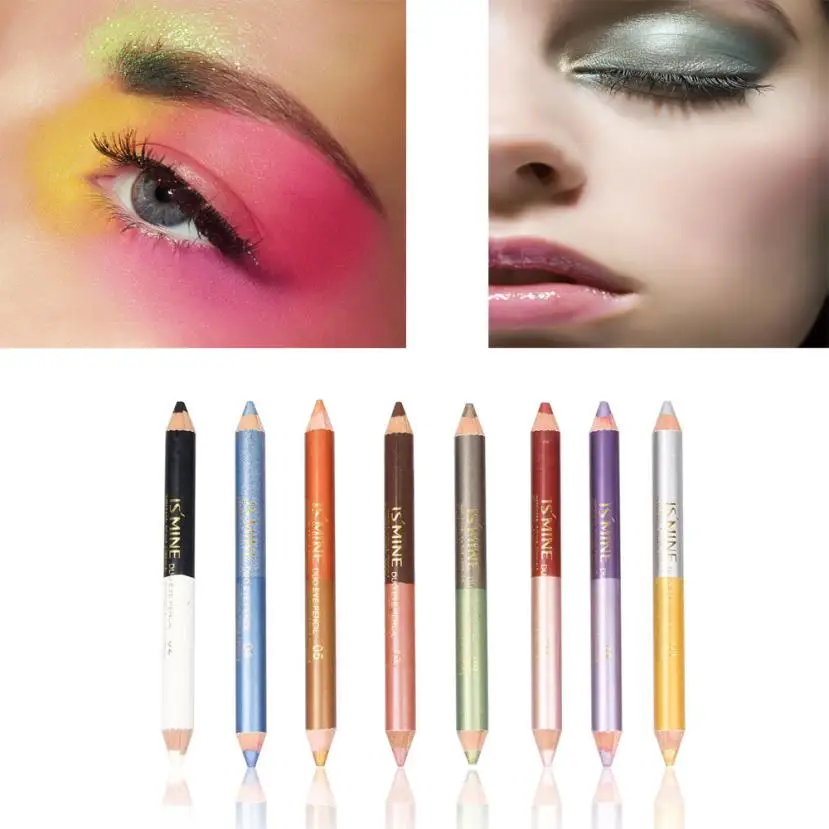 Новая мода высокого качества двуглавый перламутровый карандаш для век хитрость