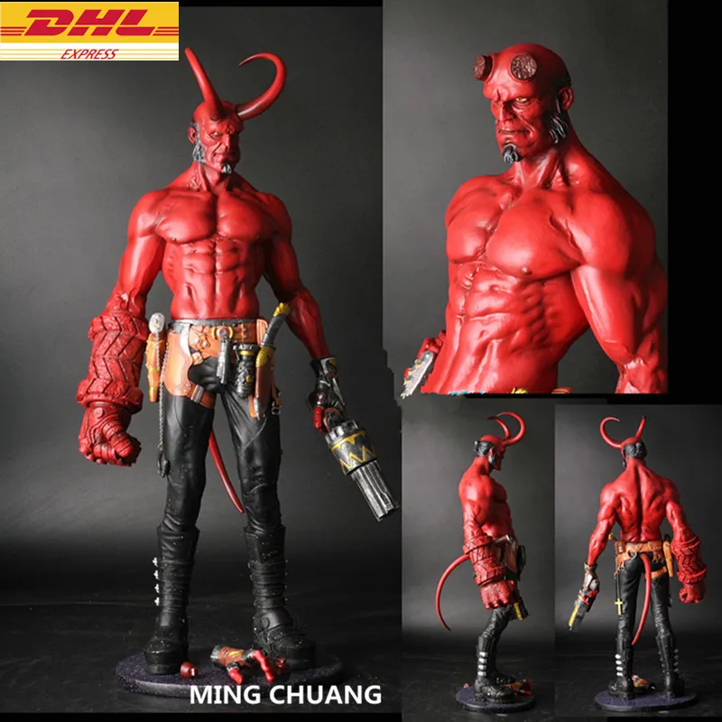 Статуя Hellboy грудь сатана сын полная длина портрет GK фигурка Коллекционная модель