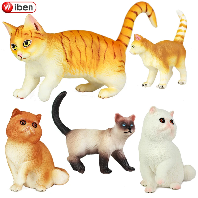 Wiben горячие игрушки персидская кошка оранжевые кошки Меконг моделирование