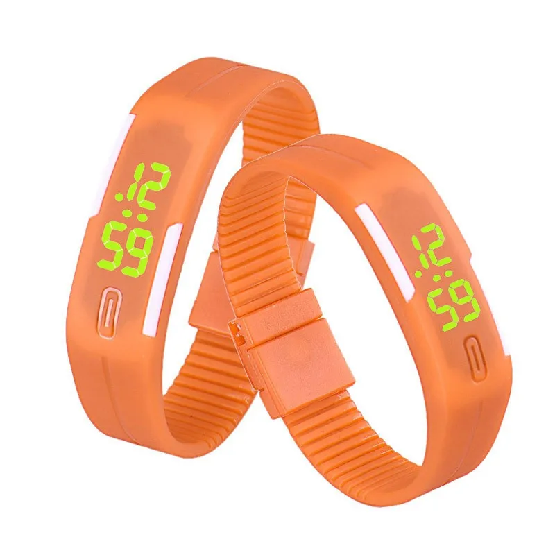 Lovesky Мужские Женские часы Спорт Стиль Для мужчин мальчиков резиновая