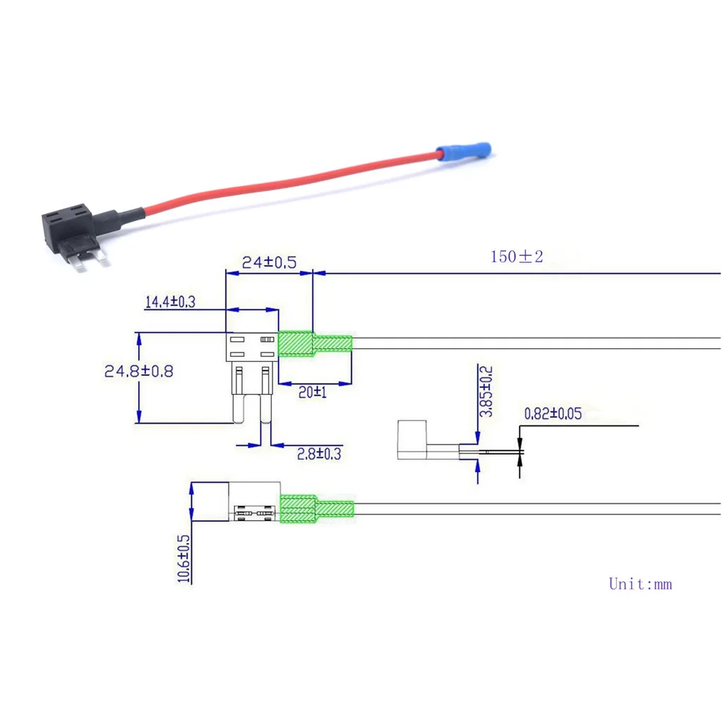 Набор кабелей адаптеров и розеток для автомобилей 5 шт. держатель подключения к