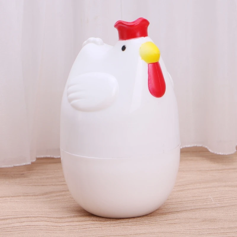 Home Chicken Shaped Microwave One Egg Boiler Cooker Kitchen Cooking Appliance
