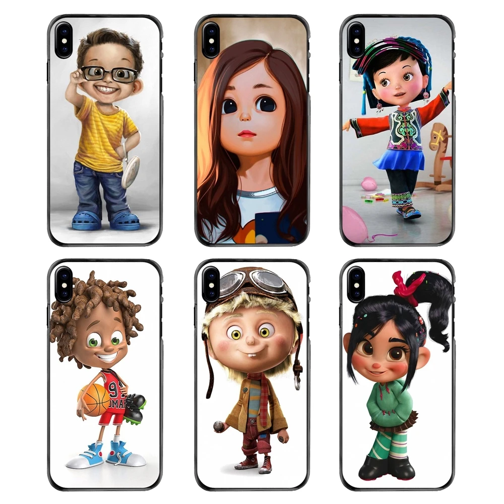 For Huawei P7 P8 P9 P10 Lite Plus 2017 2016 Honor 5C 6 4X 5X Mate 8 7 9 Accessories Phone Cases Cover Cartoon Kid Character Art |