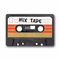 mixtape cassette funny retro vintage doormat durable machine washable indooroutdoor door mat 23 6l x 15 7w inch