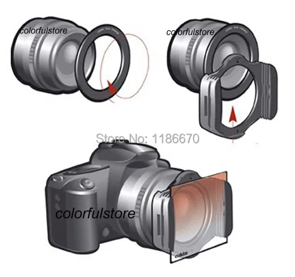 Pro 77 мм металлическое переходное кольцо для объектива камеры Canon Nikon DSLR Cokin серии P