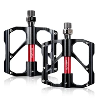 road bike mountain mtb pedals 3 bearings 1 pair pedal de bicicleta bicycle accessories parts ultra light cycling riding