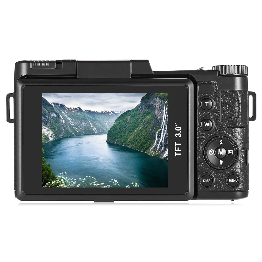 AMKOV CD-R2 Digital Camera Video Camcorder 800W Pixel With 3&quot TFT Screen UV Filter 0.45X Super Wide Angle Lens LED Flash Light |