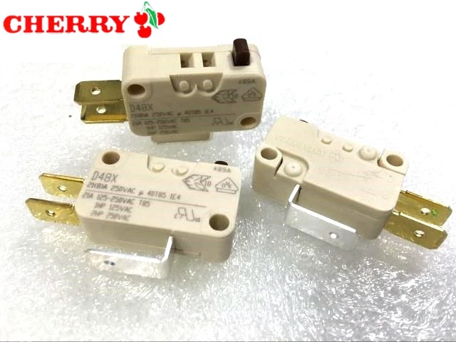 10 шт. Вишневый микропереключатель D48X 21A 250 в и