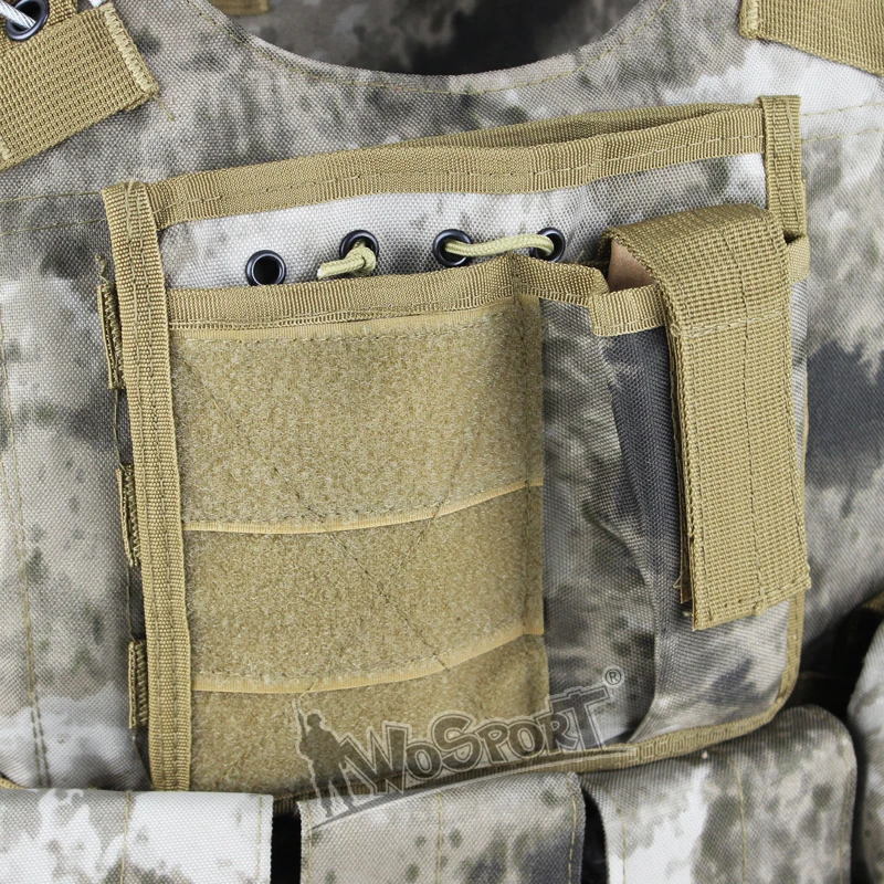 

WoSporT Tactical Airsoft Hunting Military Molle Combat 900D Vest Tactical multicam camo CS Outdoor Assault Plate Carrier