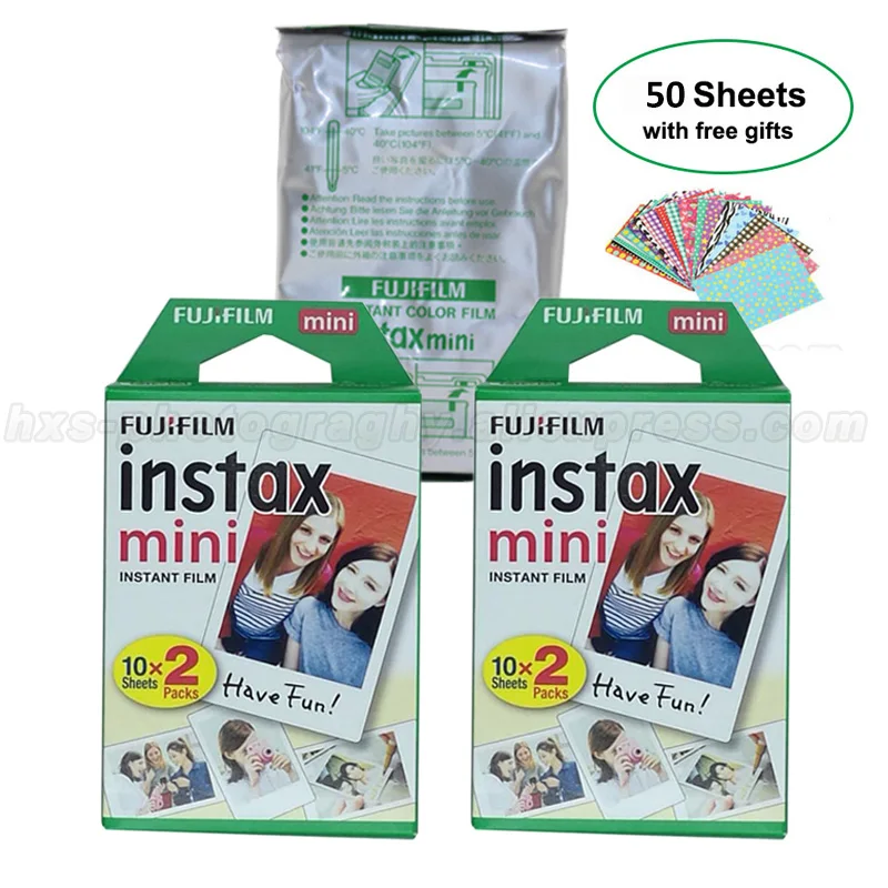 Подлинная 50 листов белая Fuji Fujifilm Instax Mini 9 пленка для 8 s 7s 90 25 мгновенная камера