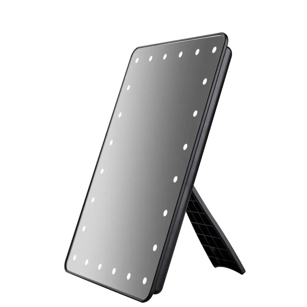 Большой Экран Макияж зеркало с подсветкой 24 яркий свет светодиодов 12 дюймов