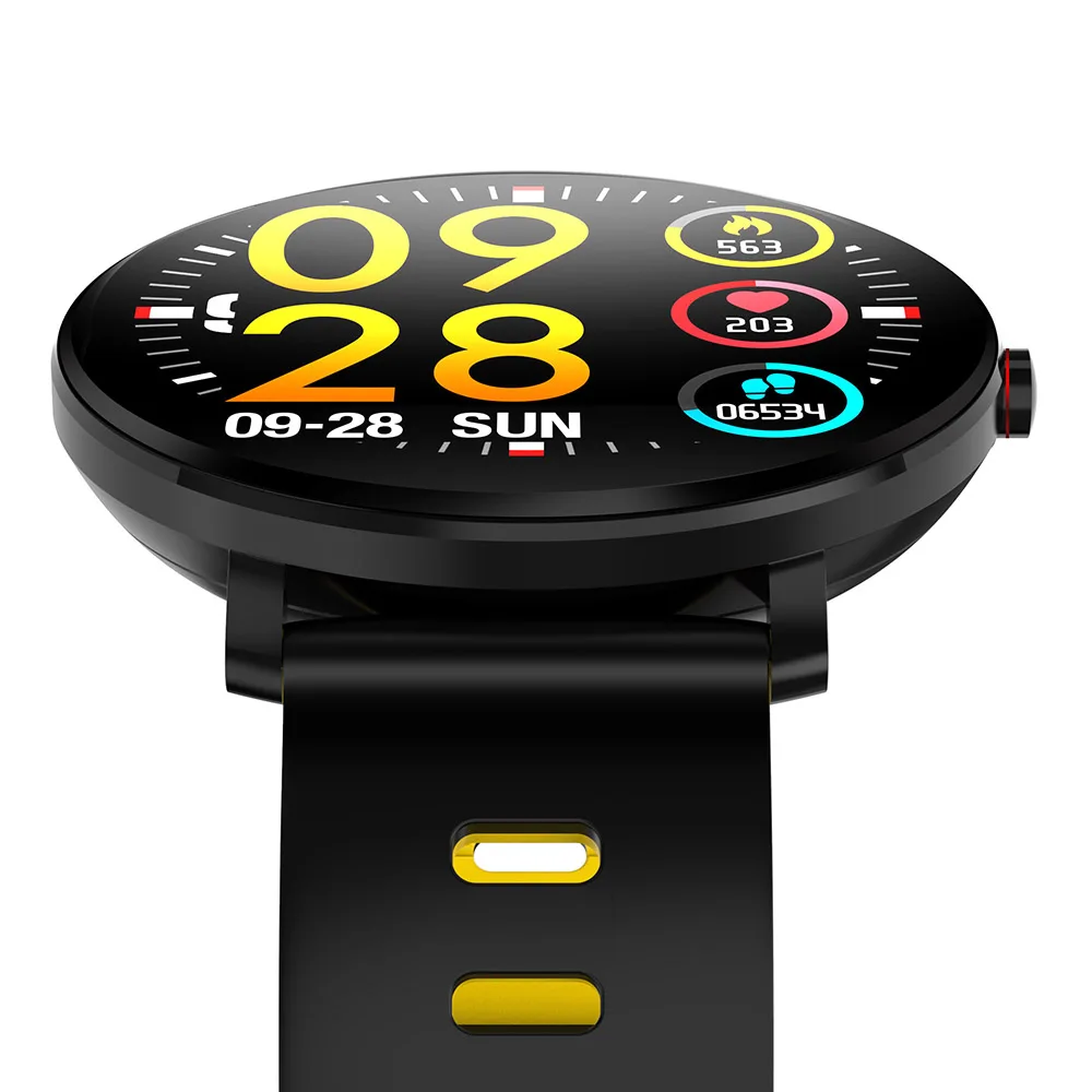 Смарт-часы TimeOwner K9, 1,3 дюймов, полностью сенсорный смарт-браслет с педометром, монитор сердечного ритма, браслет с Bluetooth, IP68, водонепроницаемые часы