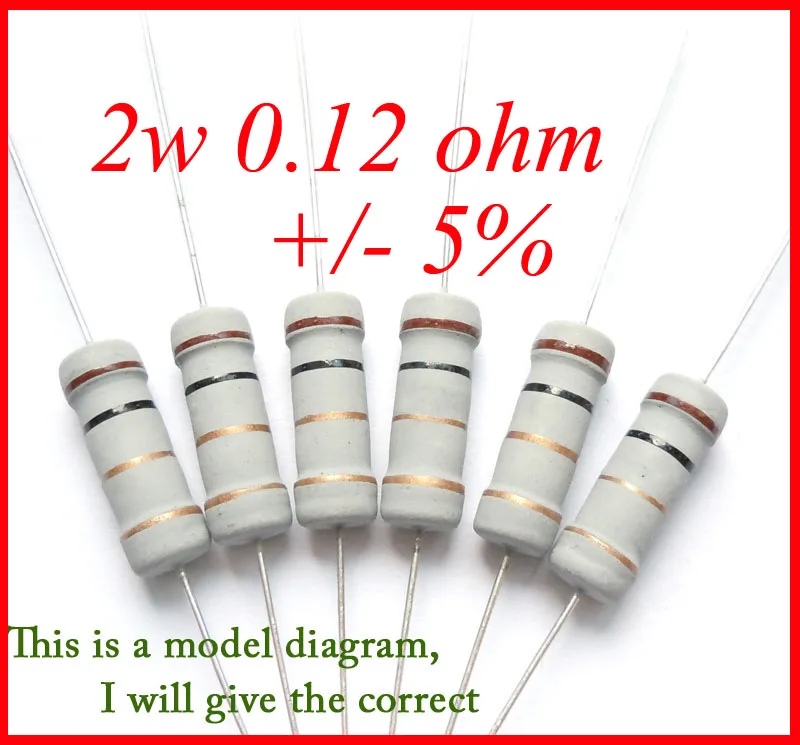 2w 0.12 0.15 0.27 0.36 0.39 0.43 0.56 0.62 0.91 ohm 100% Original New Fixed Resistor Metal Oxide Film Resistance +/- 5% 200pcs | Дом и сад