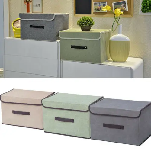 Нетканая Рабочая коробка контейнер-органайзер для одежды белья дома | Дом и сад