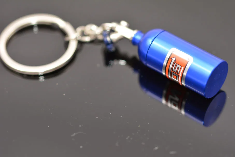 TOYIKIE Новые Творческие Мини Закись азота закиси Бутылка брелок с кольцом для