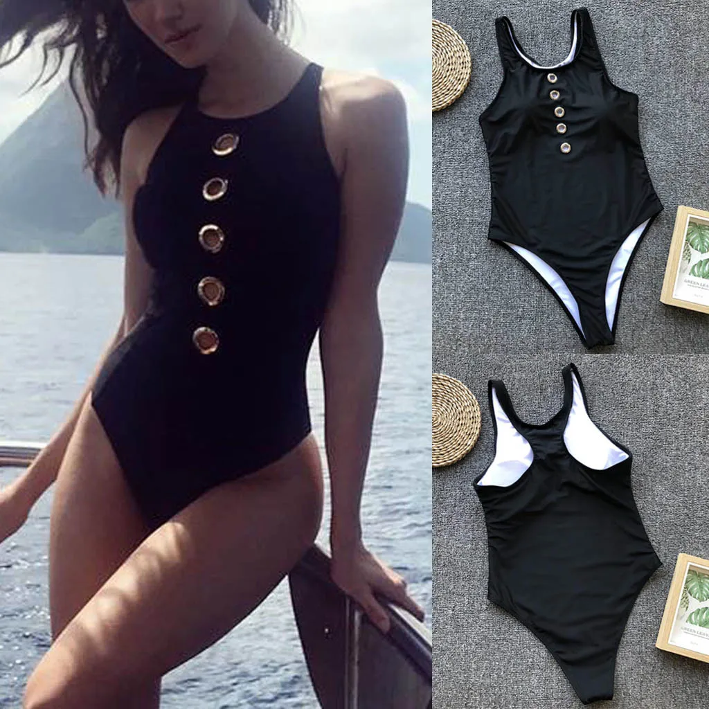 Женские Летние Боди сексуальное бикини пуш-ап купальники купальный костюм