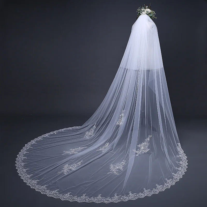 

Luxury Light Pink Wedding Dresses with veil 3d Flower Sexy Back Tiered New Elegant Bridal Dresses 2019 Ball Gown robe de mariee
