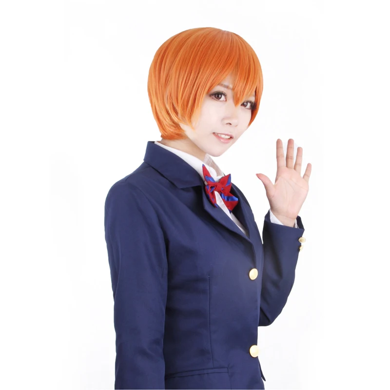 Высококачественный парик для косплея Rin Hoshizora LoveLive! Парик Love Live из коротких
