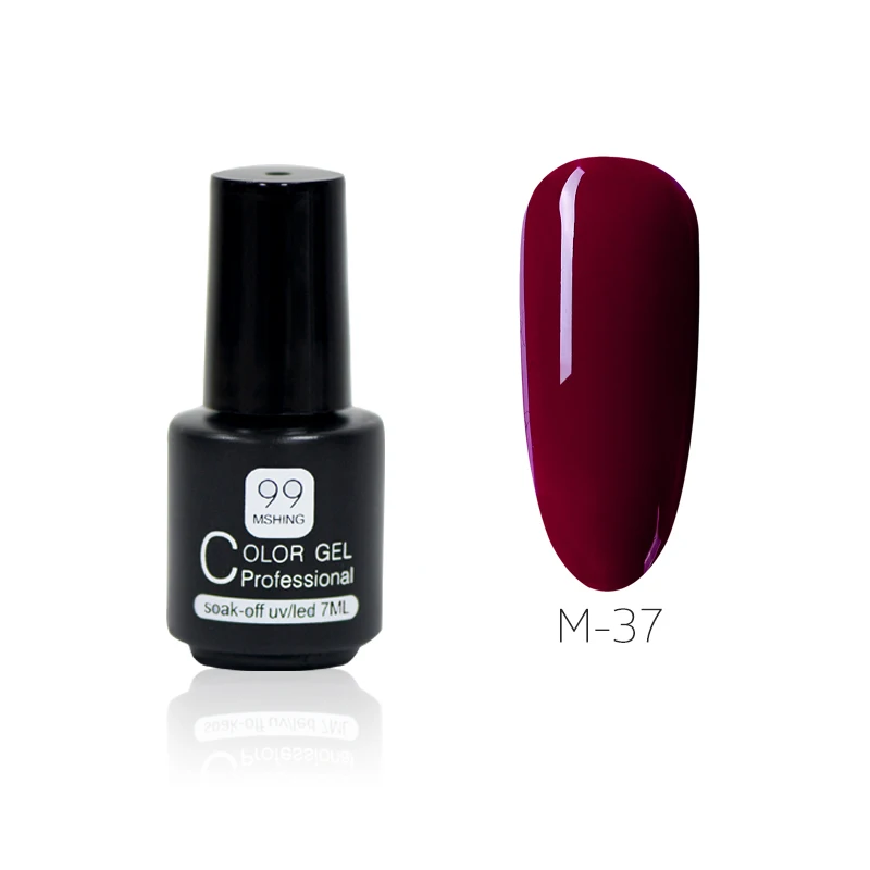 M037 MSHING99 Гель-лак набор 72 Цвет маникюра! полупостоянная Vernis лаки для ногтей УФ-светодиодный гель Лаки био-Гели Soak Off ногтей художественный Гель-лак для ногтей - Цвет: M037