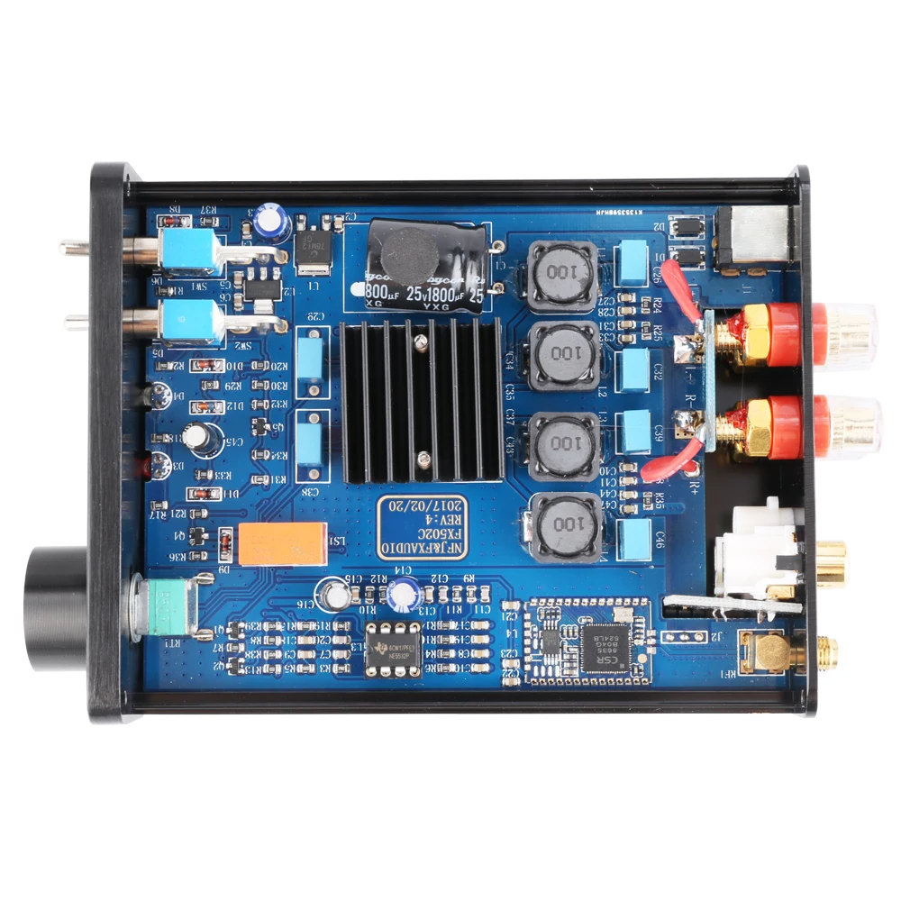 NFJ & FXAUDIO FX502C Мини Bluetooth 4 0 аудио цифровой усилитель мощности Усилитель TPA3116D2 CSR8635