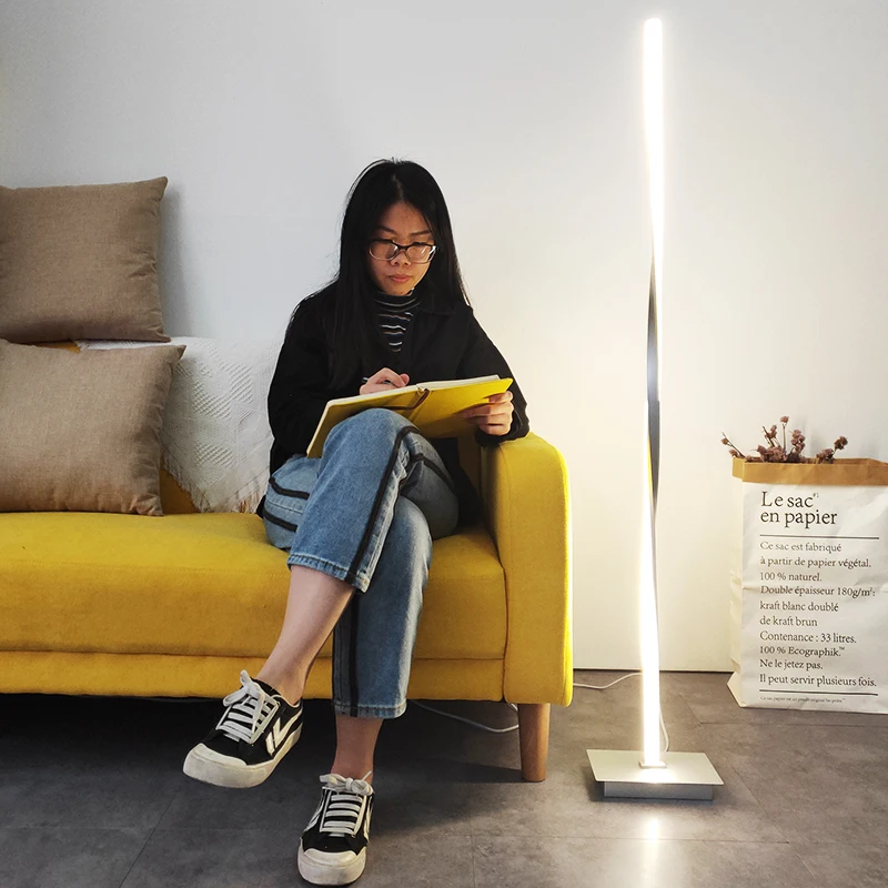 Nordic design LED floor lamp modern standing vloerlamp lamps for living room Free Shipping S9A3X5S6Z6 | Лампы и освещение