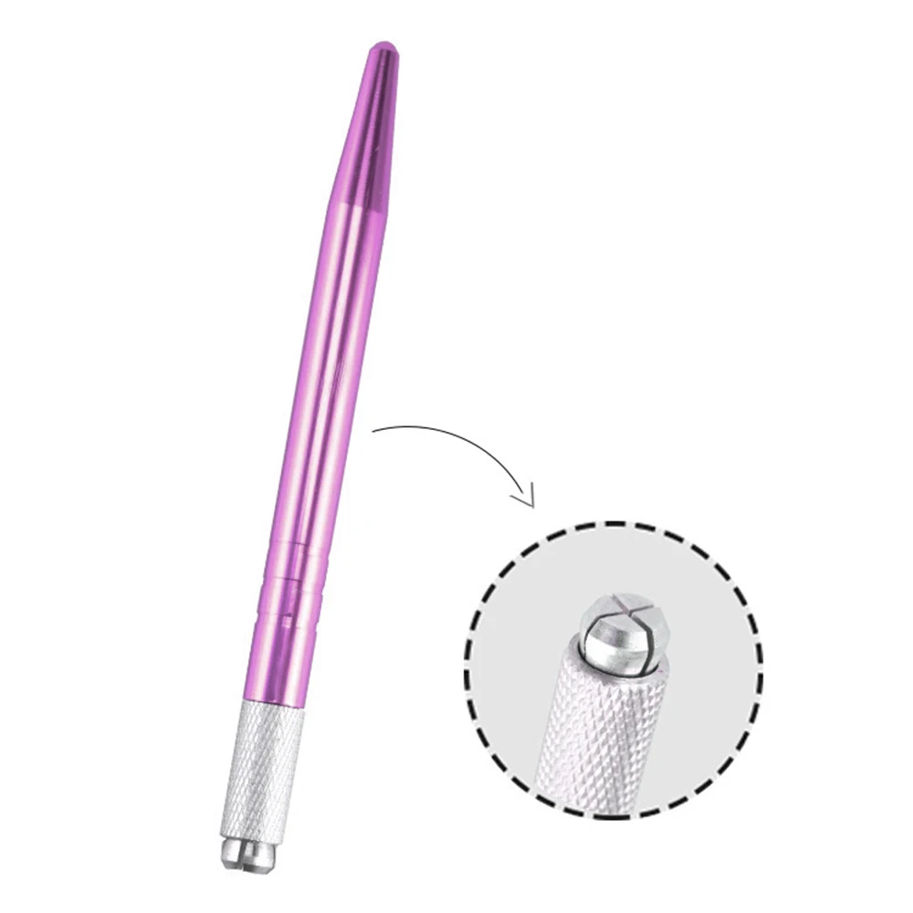 Purple ATOMUS 1 шт. ручная Татуировка карандаш для микроблейдинга бровей губ Татуировки Ручка Перманентный макияж микроблейдинг ручка татуировки аксессуары - Цвет: Purple