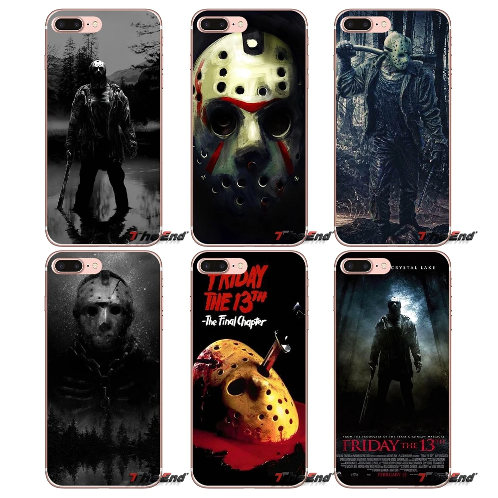 Мягкий чехол Jason Vorhees Friday the 13th mask для Huawei Honor 7X V10 6C V9 6A Play 9 Mate 10 Pro Y7 Y5 P8 P10 Lite Plus GR5 2017 |
