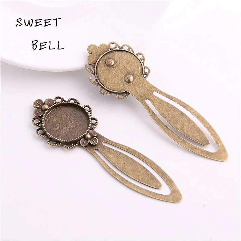 Sweet Bell 8 шт двухцветная легированная камея с цветочным узором стальные закладки 20