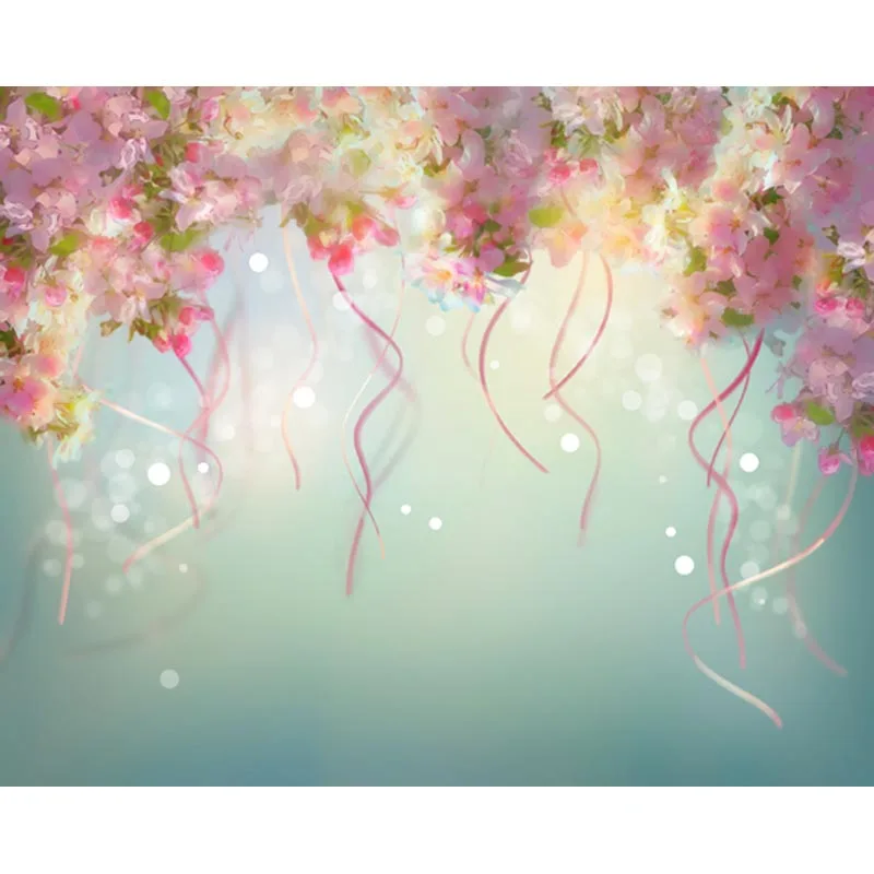 

Art fabric Photo studio Children Baby flower Background Customized Vinyl and Oxford fabric Photography Background F-2069