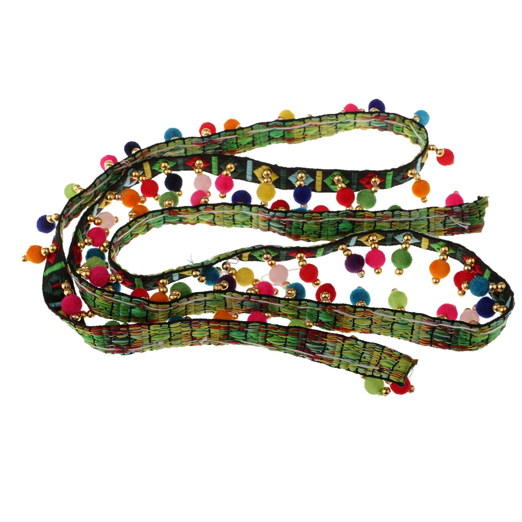 2 шт. радужная шариковая лента с бахромой и помпоном аксессуары для шитья своими