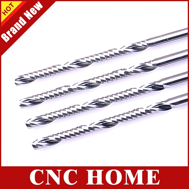 Твердосплавные фрезы с одной канавкой инструменты для резки дерева МДФ акрила 10