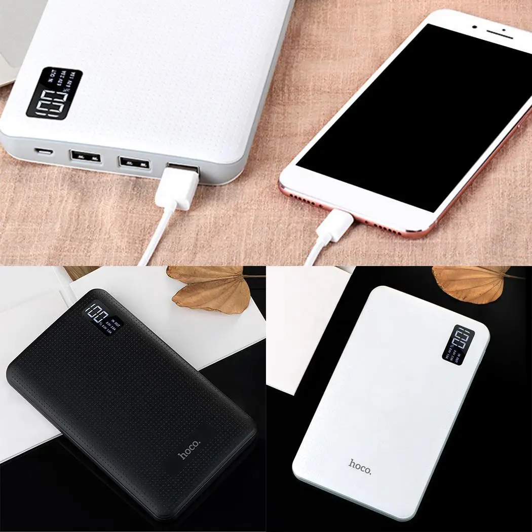 30000 мАч портативный внешний аккумулятор Двойной USB большой емкости банк питания