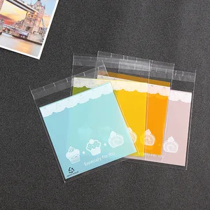 500 шт специально для Вас целлофановый печенье пакеты с самоклеющейся бисквит мешки пластиковые рождественские конфеты OPP упаковочные мешки 10x10