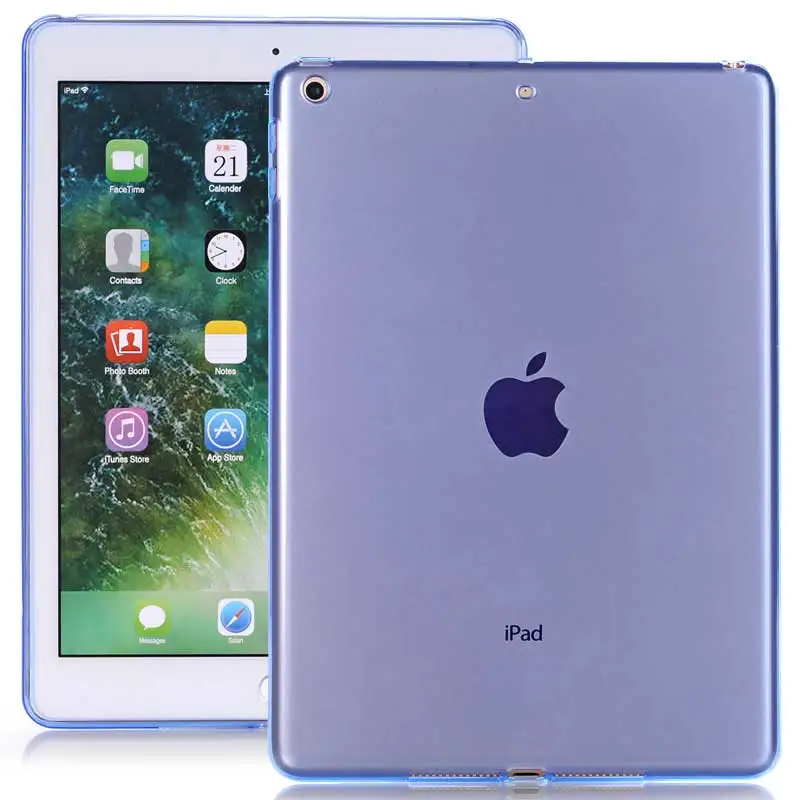Ультратонкий силиконовый защитный прозрачный чехол из ТПУ для iPad 9 7 дюйма 2017