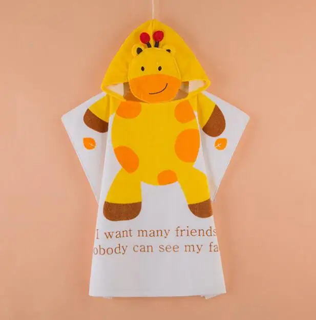Банный халат детский с капюшоном 60 х120 см|bath towel|children bathbath towel robes |