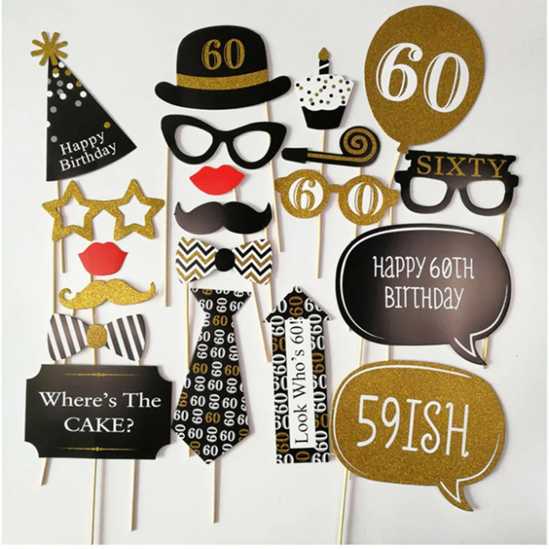 set Розовое золото латекса воздушный шар с гелием 30 40 50 60 70 80 90th Днем Рождения вечерние украшения - Цвет: set