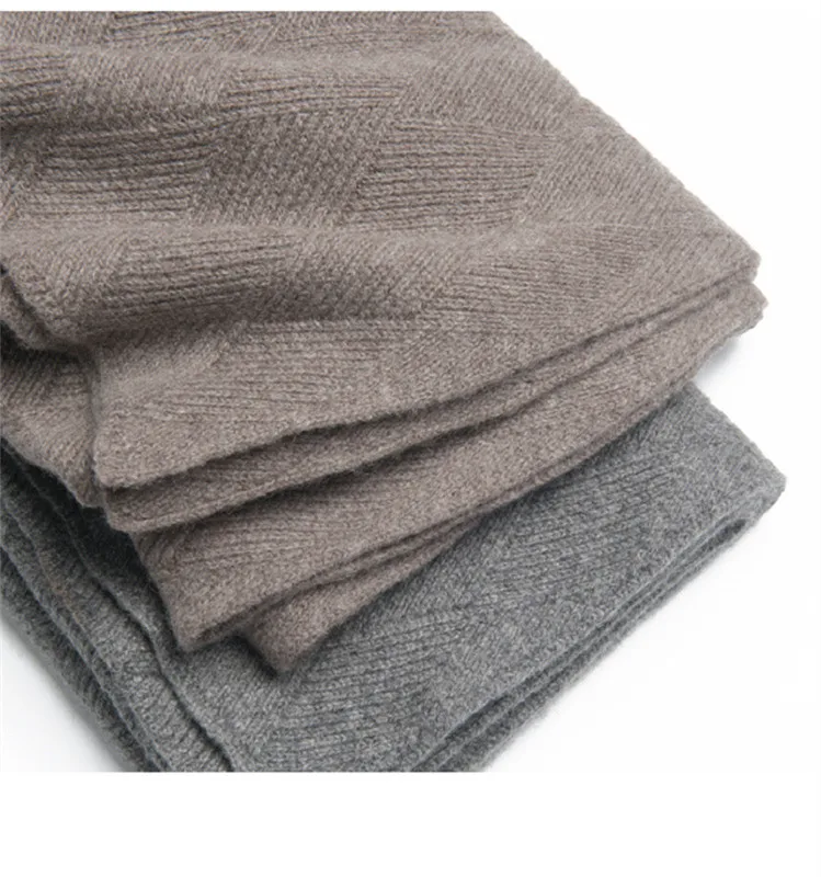100% Cashmere Winter Scarf Shawl Long Solid Warm Scarves for Women and Men | Аксессуары для одежды