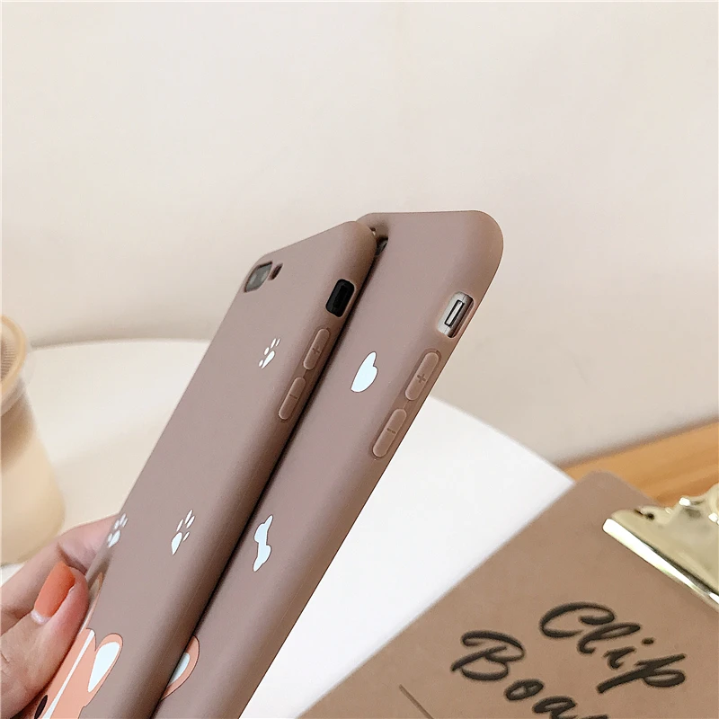 Чехол с изображением собаки вельш корги для iPhone 7, чехол s, Ультратонкий чехол с изображением щенка из мультфильма, мягкая игрушка для iPhone 6, 6s, 7, 8 Plus, X, XR, XS, 11 Pro, Max, чехол