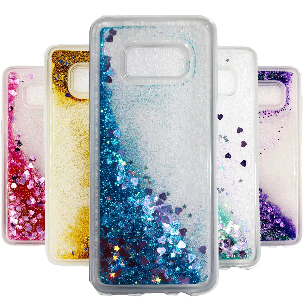Silicon Soft TPU Liquid Phone Cases For Samsung Galaxy S8 Plus S7 edge S9 Case Cover for |