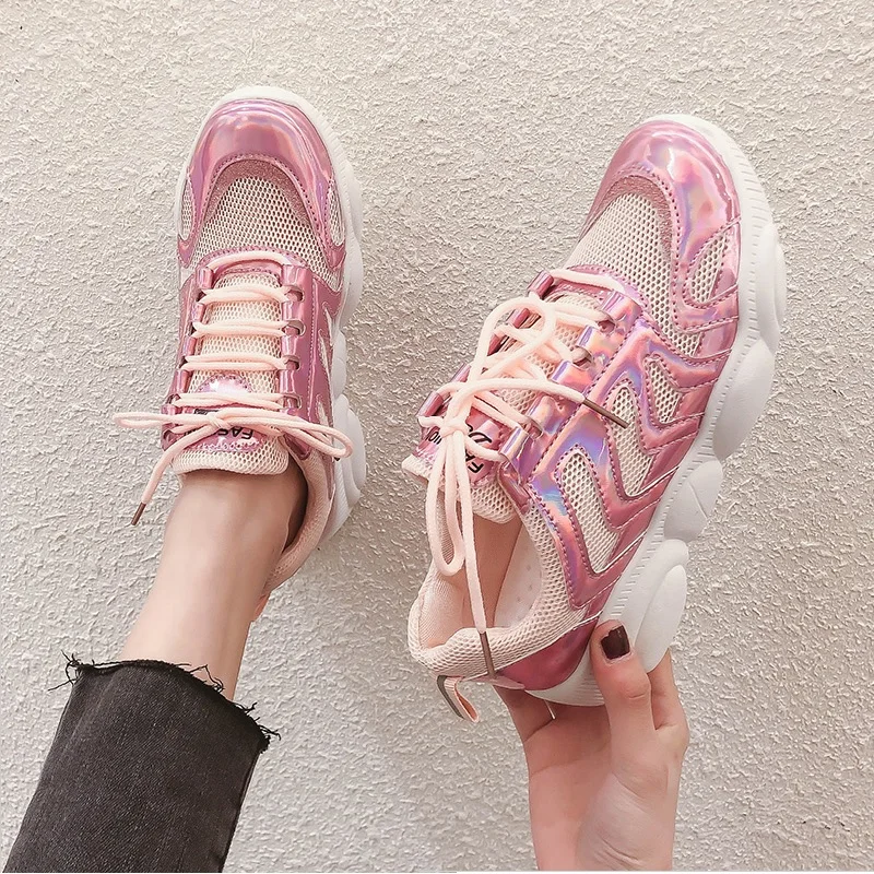 Женская Повседневная обувь коллекция 2019 года сезон весна женская на плоской