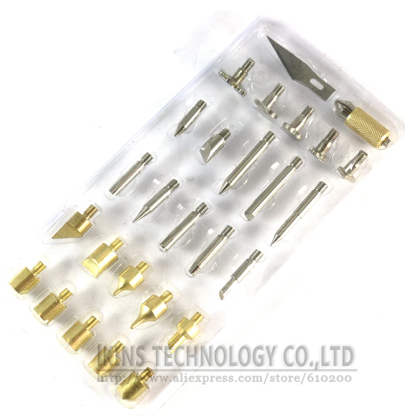 Набор ручек для выжигания по дереву 28 шт.|soldering pen|pyrography toolssoldering kit |