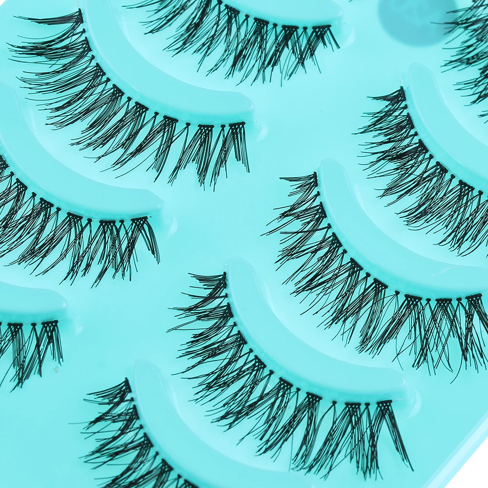 5 пар/компл. Мягкие Длинные Накладные ресницы ручной работы Очаровательные для