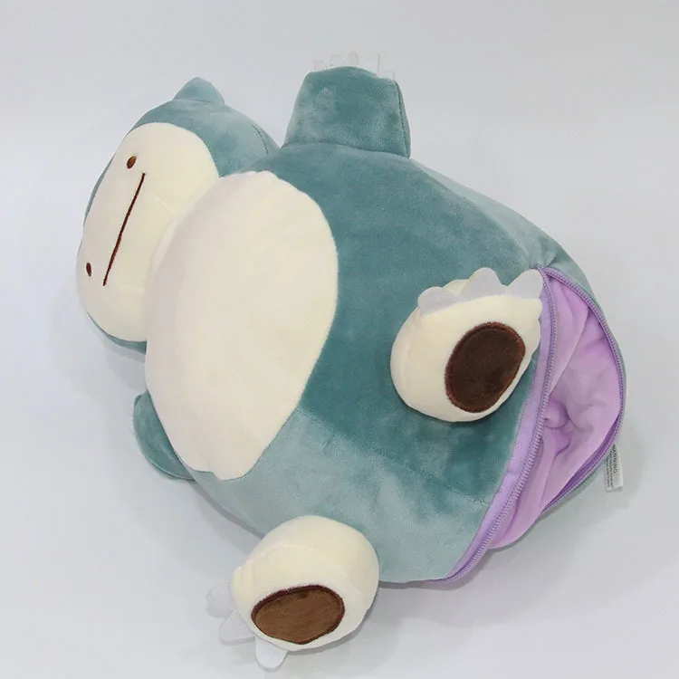 2 в 1 длиной 30 см Дитто преобразования Snorlax наизнанку подушки Япония плюшевые