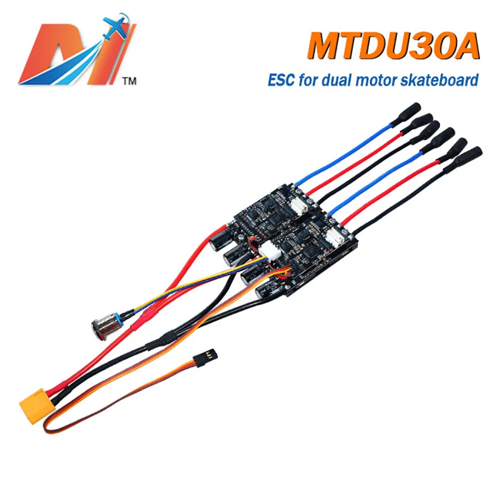 

Maytech SALE diy electric skateboard kit 90mm electric wheel back truck and Double Vesc with FREE remote control